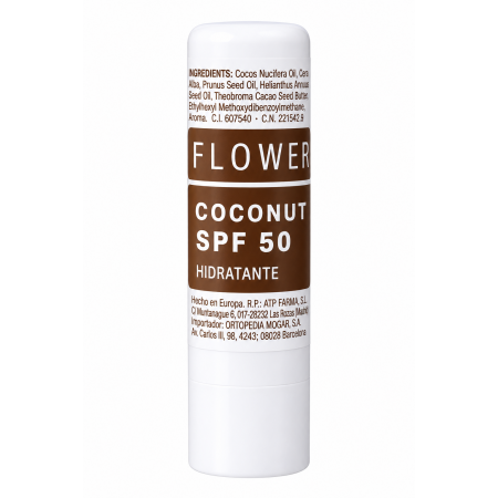 FLOWER LIP BALM SPF50 LABIAL SABOR COCONUT 4,8 G