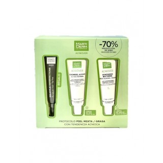 MARTIDERM PACK ACNIOVER PROTOCOLO : CREMIGEL ACTIVO 40 ML + RENOVADOR NOCTURNO 40 + REGALO SHOOT