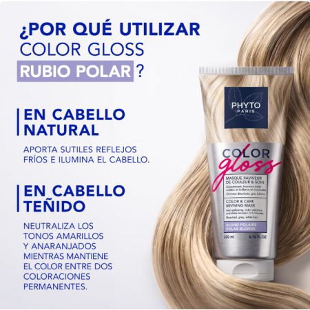 PHYTO MASCARILLA COLOR GLOSS SON VIOLET 200ML