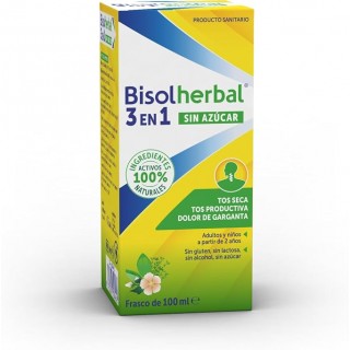 BISOLHERBAL SUGAR FREE SYRUP 100 ML.