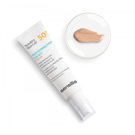 SENSILIS PHOTOCORRECTION HA 50+ FLUIDO HIDRATANTE MUY ALTA PROTECCION CON COLOR 50 ML