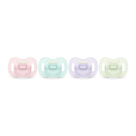 SUAVINEX CHUPETE SILICONA FISIOLOGICO  SX PRO SMOOTHIE NIGHT DAY 0 - 6 MESES