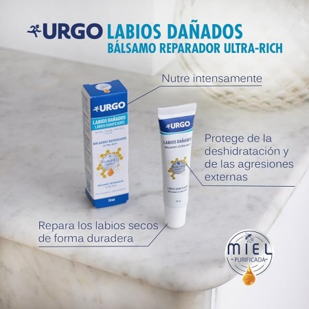 URGO LABIOS DAÑADOS BALSAMO 1 TUBO 10 ML