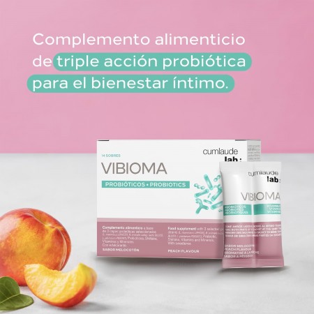 CUMLAUDE LAB: VIBIOMA 14 SOBRES 3 G SABOR MELOCOTON