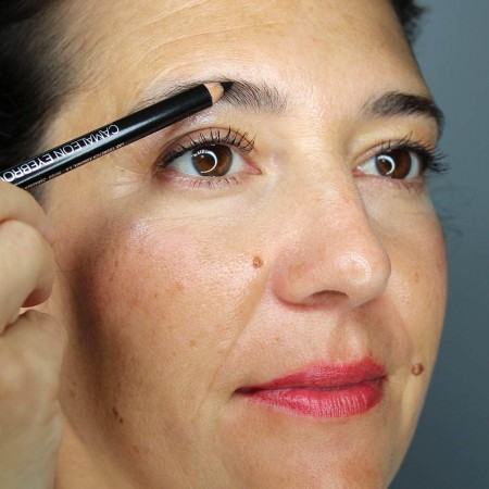 CAMALEON EYEBROW PENCIL LAPIZ DE CEJAS COLOR NEGRO 1.4G