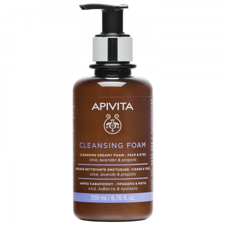 APIVITA CREMA-ESPUMA LIMPIADORA CARA Y OJOS 200ML
