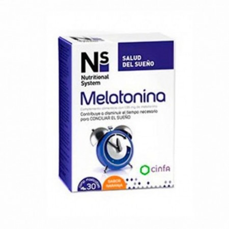 NS MELATONINA COMP MASTICABLES NARANJA 1.95 MG 30 COMP