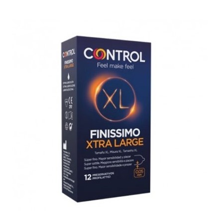 CONTROL FINISSIMO XL PRESERVATIVOS 12 U