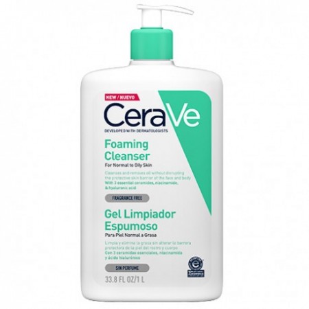 CERAVE GEL LIMPIADOR ESPUMOSO FAMILIAR