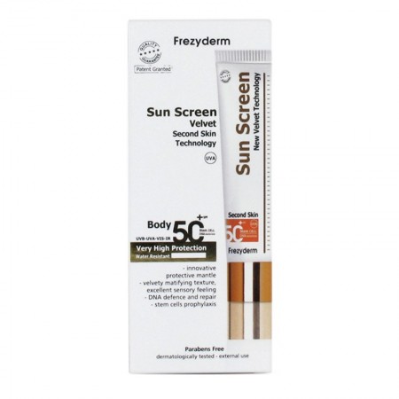 FREZYDERM SUN SCREEN VELVET BODY SPF50+ EXELTIS 125 ML