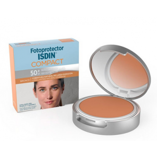 FOTOPROTECTOR ISDIN COMPACT SPF-50 MAQUILLAJE BRONCE