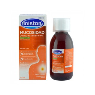 INISTON MUCOSIDAD 20 mg/ml SOLUCION ORAL 1 FRASCO 150 ml (SABOR MENTA)