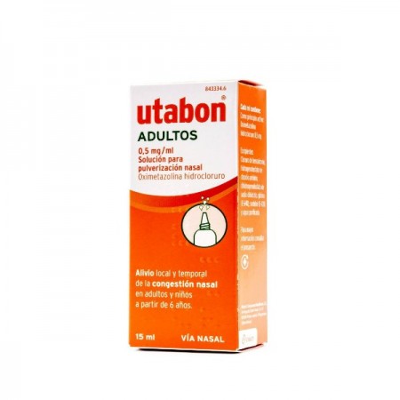 UTABON ADULTOS 0,5 mg/ml SOLUCION PARA PULVERIZACION NASAL 1 FRASCO 15 ml